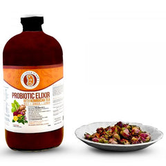 Probiotic Elixir Beets, Ginger, Lemon w/ Kombucha Tea