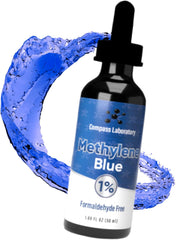 Methylene Blue Pharmaceutical Grade, USP Grade, Third-Party Tested Brain Health Dietary Supplement for Humans, No Formaldehyde