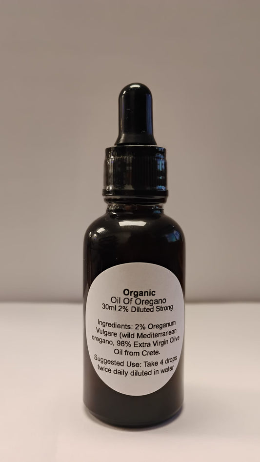 Oil of Oregano 2% Diluted- Strong 30 ml