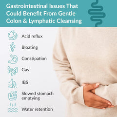 Organixx USDA Organic Lymphatic & Colon Cleanse Supplement, 250 Million CFU Probiotics for Gut Health, Digestive & Lymphatic Support, Gluten Free, Non GMO, 60 Vegetarian Capsules