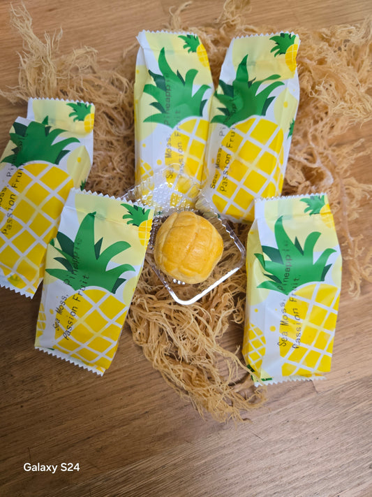 Sea Moss Cookie, with Pineapple and Passion Fruit.