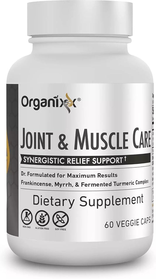 Organixx Joint and Muscle Care Organic Turmeric Supplement 3-in-1 Frankincen