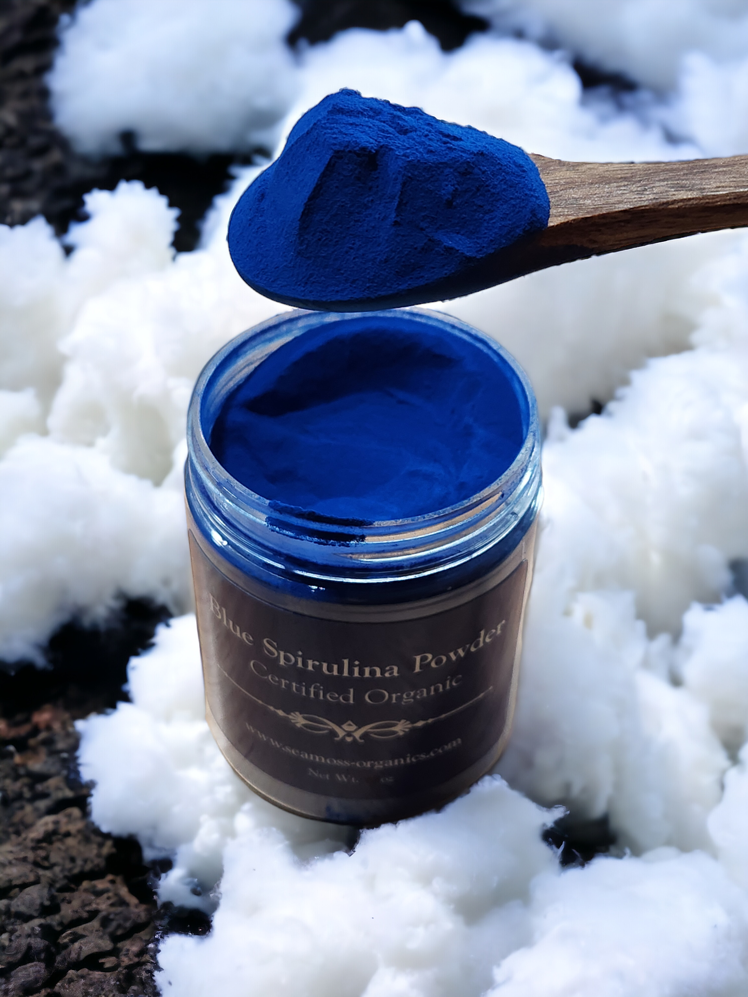Organic Blue Spirulina Powder 100% Superfood Phycocyanin Vegan 8 oz