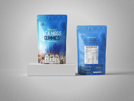 Wildcrafted Sea Moss Gummies and Fruits 8 Oz