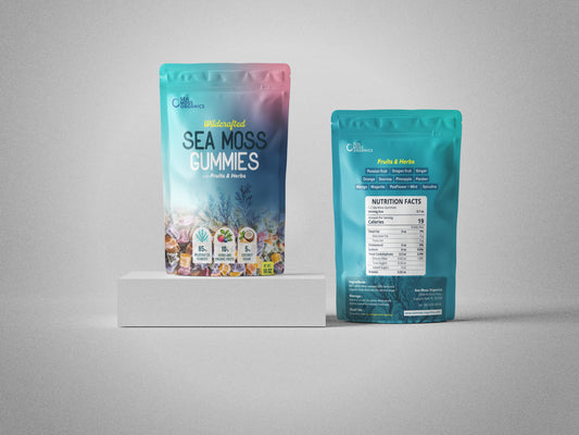 Wildcrafted Sea Moss Gummies and Fruits 8 Oz